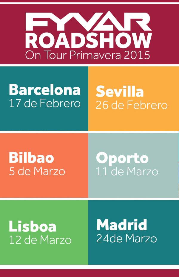 ON TOUR! 9º ANIVERSARIO, FYVAR ROADSHOWS PRIMAVERA '15