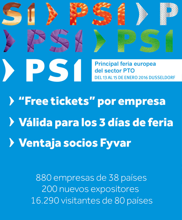 54º EDICIÓN DE LA FERIA PSI | FREE TIQUETS SOCIOS FYVAR